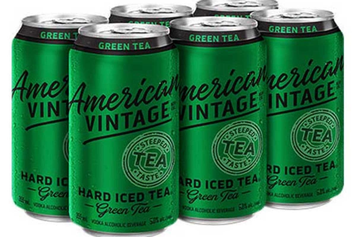 AMERICAN VINTAGE GREEN TEA (6 PACK) (6 x 355ML CAN)