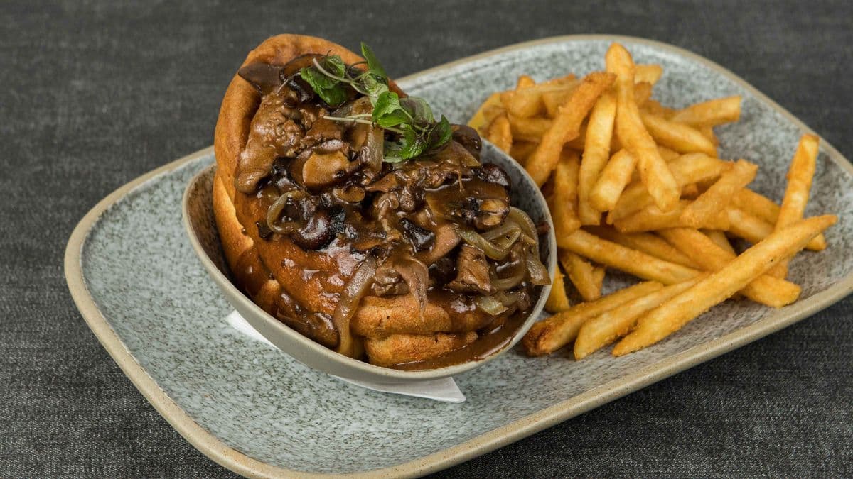 Beef Stuffed Yorkshire Pudding