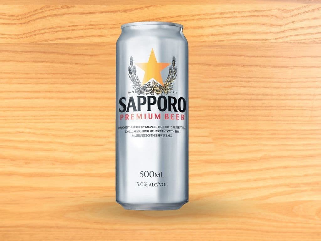 Sapporo 500ml Can