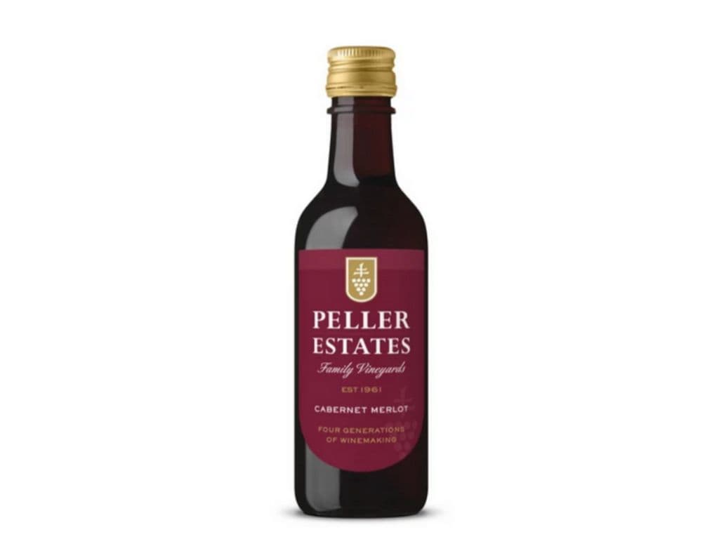 Peller Estates Cabernet-Merlot, Individual 200mL bottle red wine (12.5% ABV)