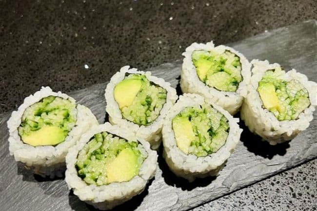 58. Avocado and Cucumber Roll