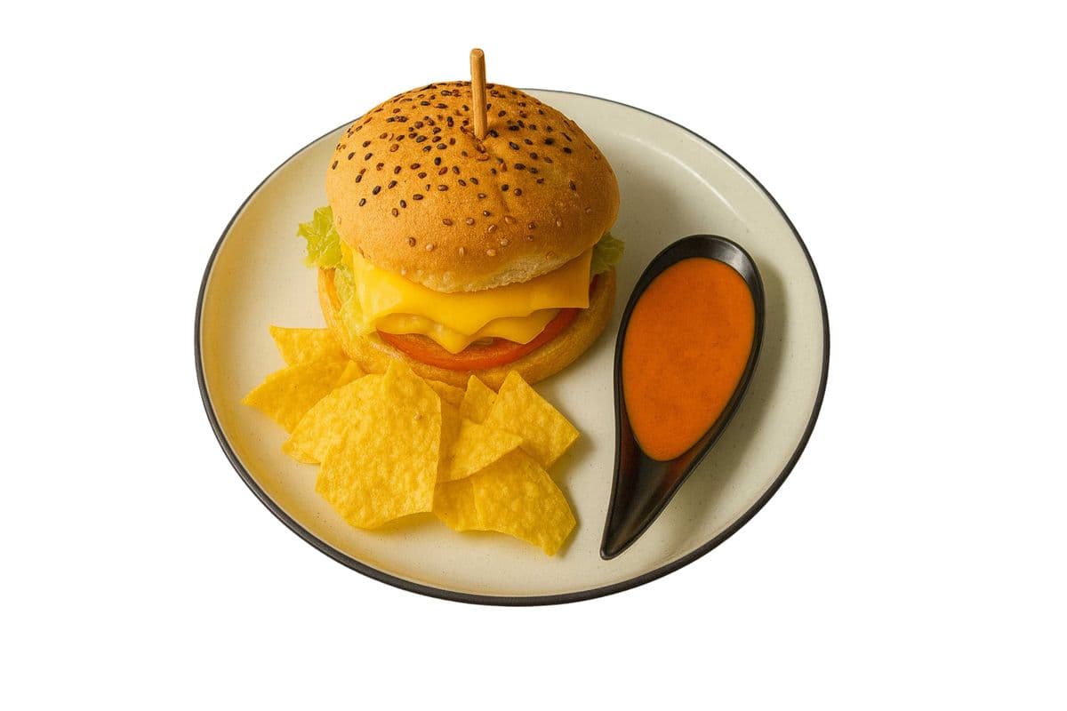 Shahi Paneer Momo Burger
