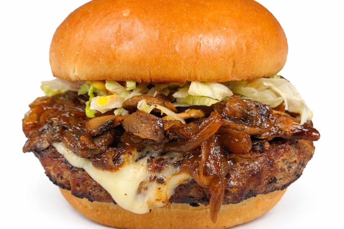 Swiss mushroom Burger