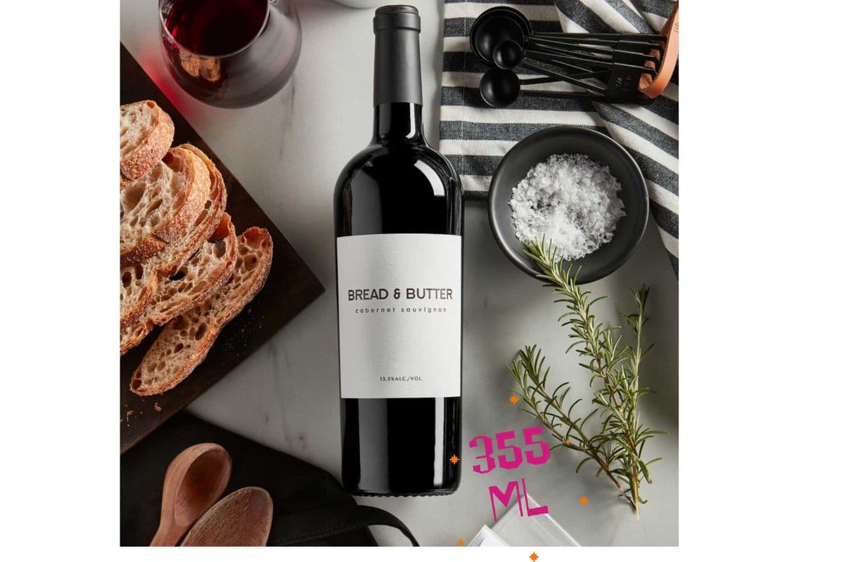 BREAD & BUTTER CABERNET SAUVIGNON 375ML (1 x 355ml)