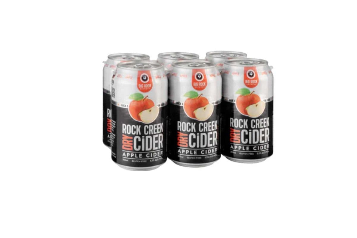Rock Creek Cider Dry Apple 6Pk (6 x 355ml)