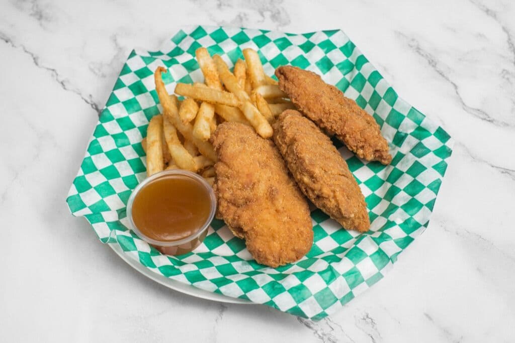 Chicken Tenders and French Fries