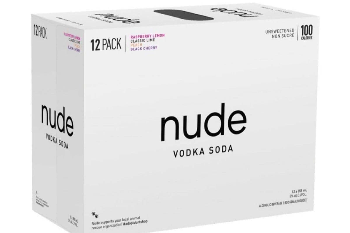 Nude Vodka Soda Mixer Pack (12 x 355 ml)