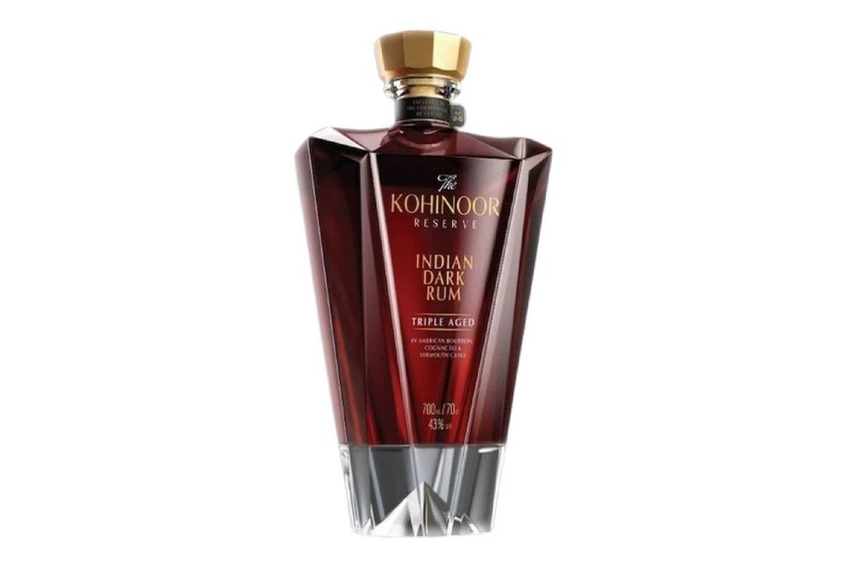 The Kohinoor Reserve Indian Dark Rum-700ml (1 x 700ml)