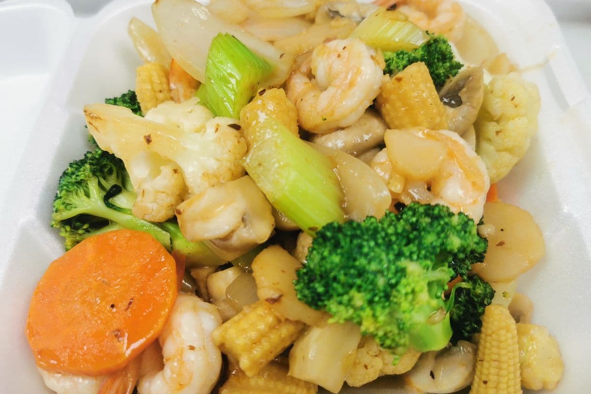 Prawns and Vegetables