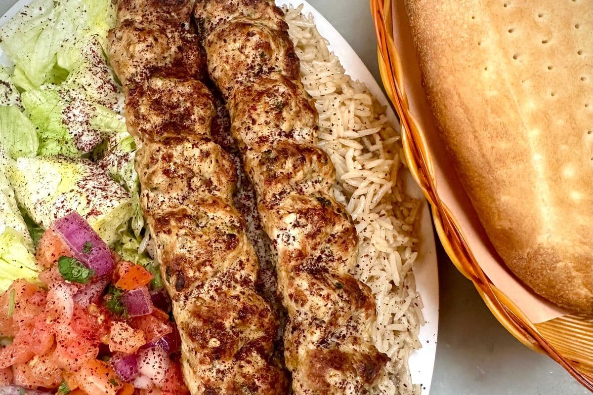 Kofta Chicken Dinner (minced chicken)