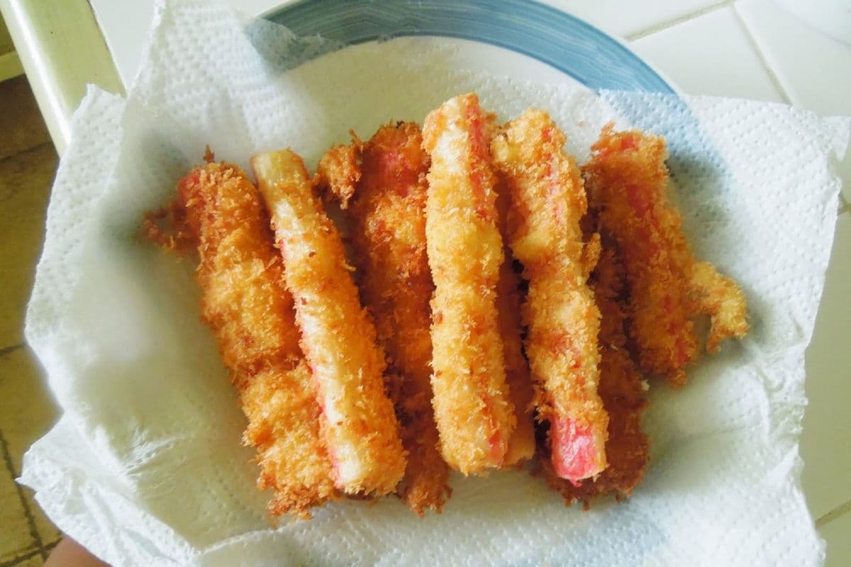 Deep-Fried Sweet Imitation Crab Stick