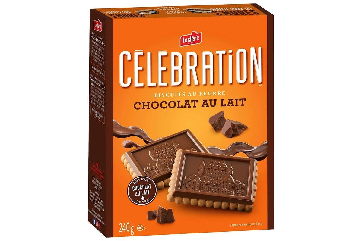 Celebration - Biscuits au Beurre Chocolat au Lait / Milk Chocolate Butter Cookies (240 g)
