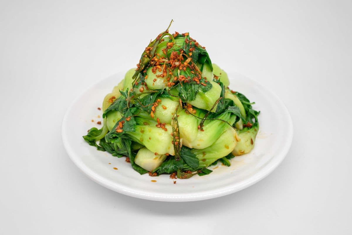 Shanghai Bok Choy with Roasted Garlic