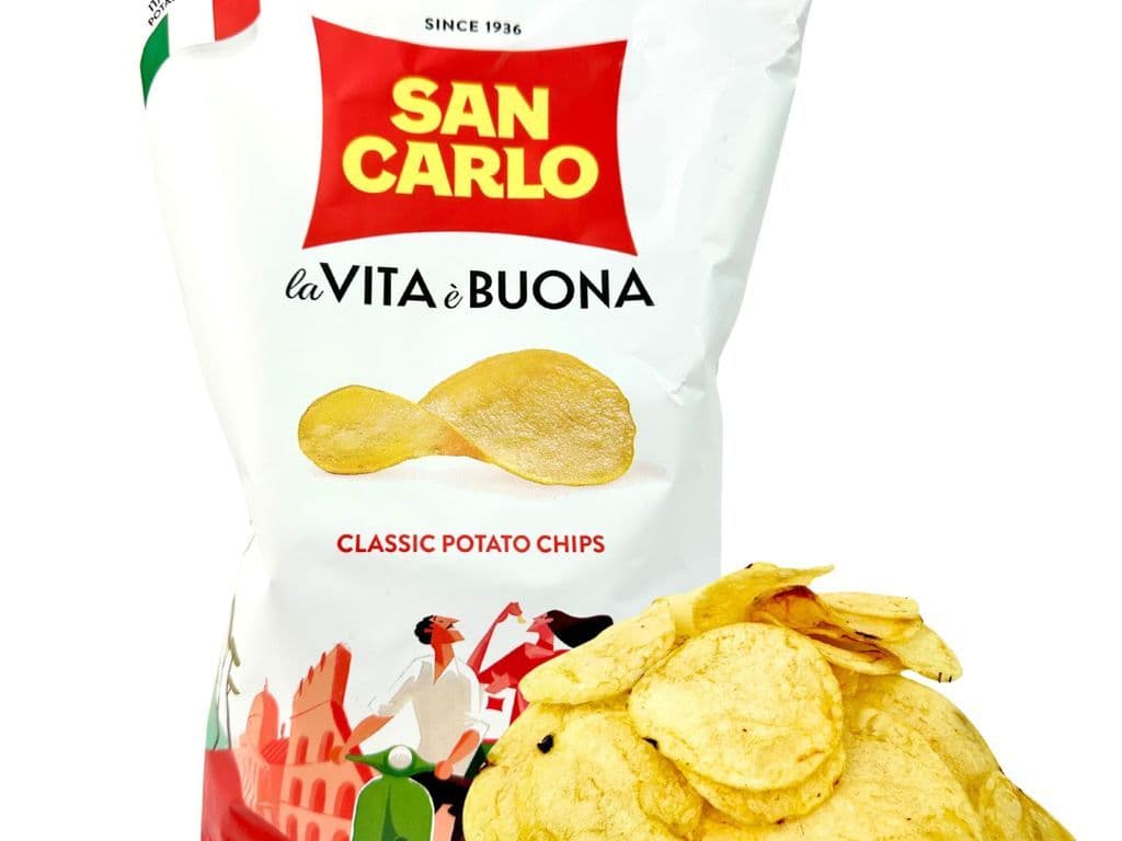 SAN CARLO POTATO CHIPS WAVY 180G