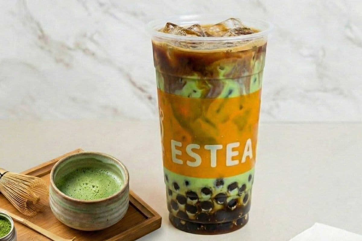Matcha Coffee with Pearl