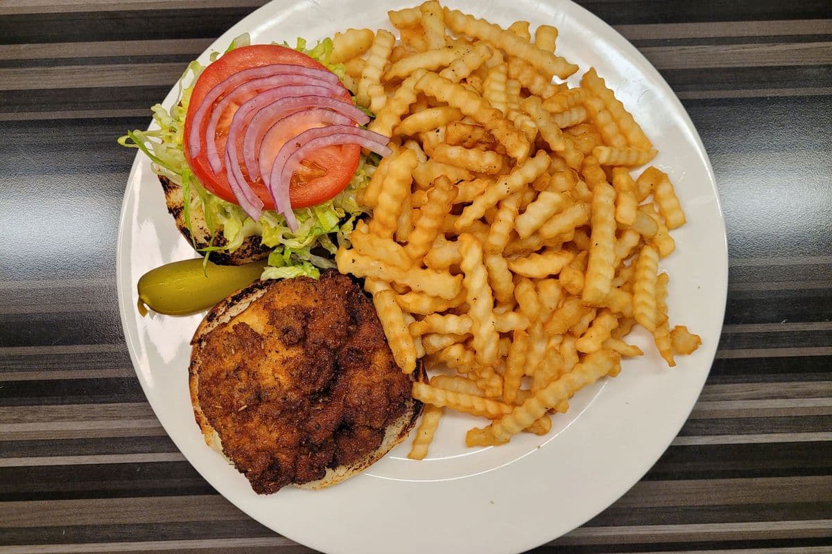 Southern Buttermilk Fried Chicken Burger