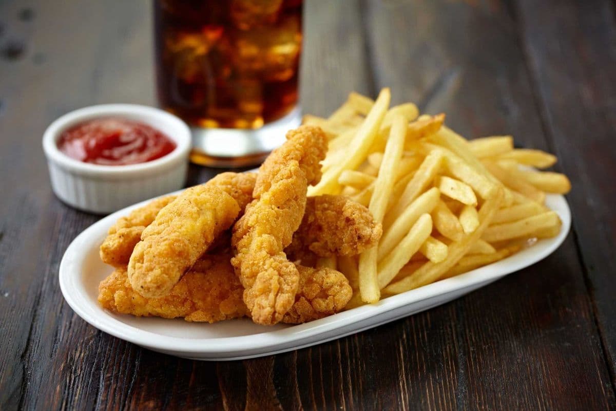 Chicken Fingers with Fries