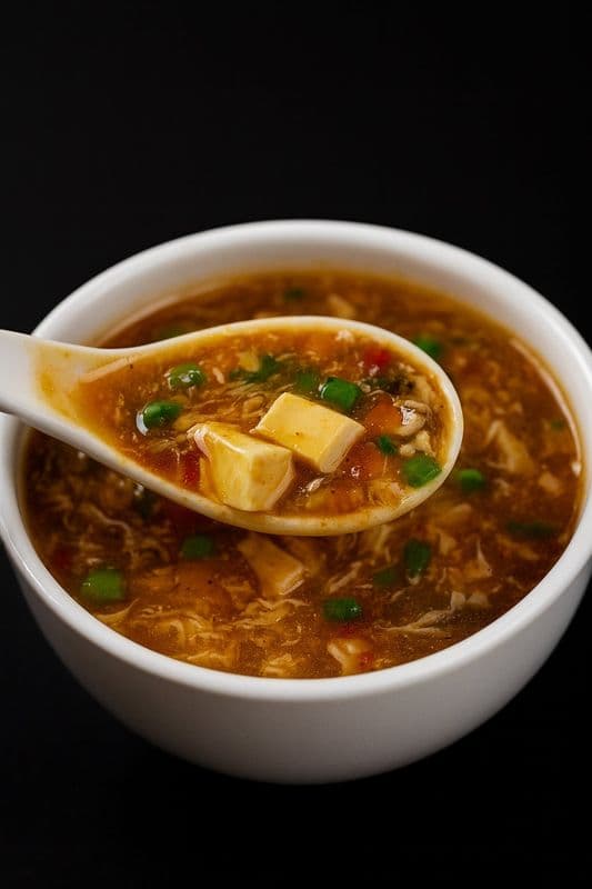 Hot & Sour Chicken Soup / Soupe Piquante et Aigre au Poulet