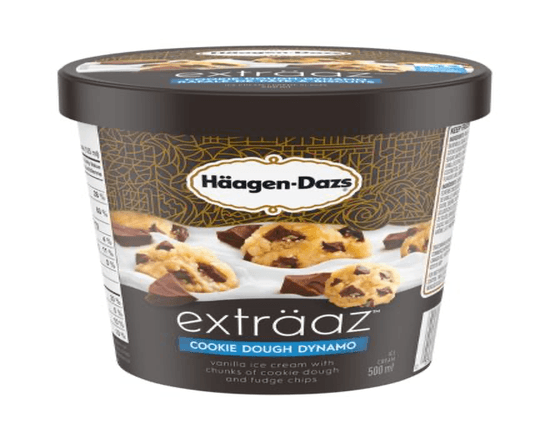 Haagen-Dazs Extraaz Cookie Dough Dynamo (500 ml)