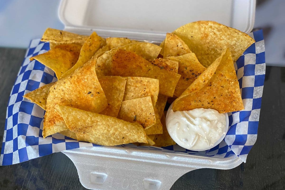 Nacho Chips & Tzatziki