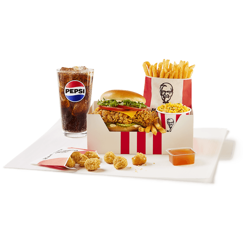 Deluxe Famous Chicken Sandwich Box Meal