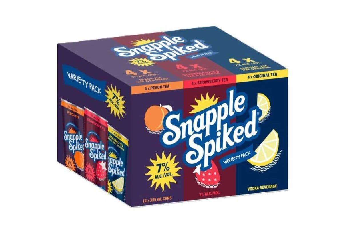 Snapple Spiked 7% Variety-12PK (12 x 341ml)