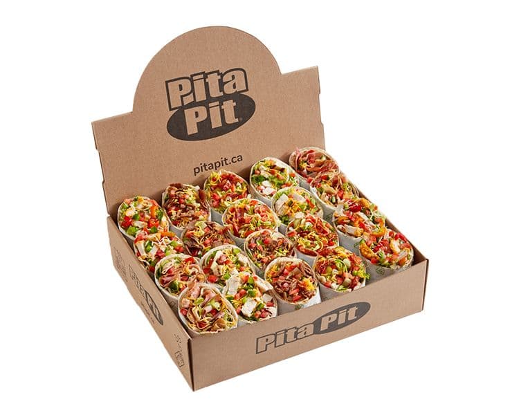 Meat Lover's Pita Platter (510-650 Cals per pita)