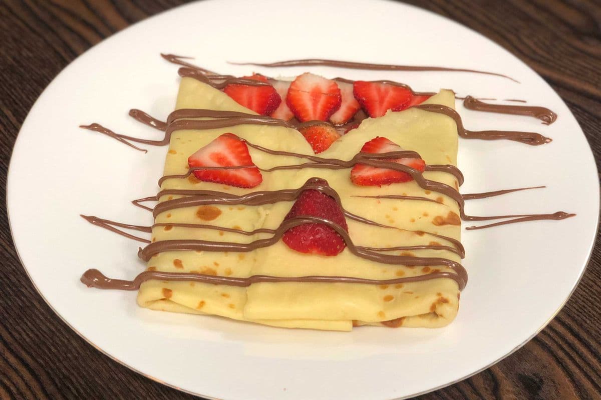 Nutella and strawberry