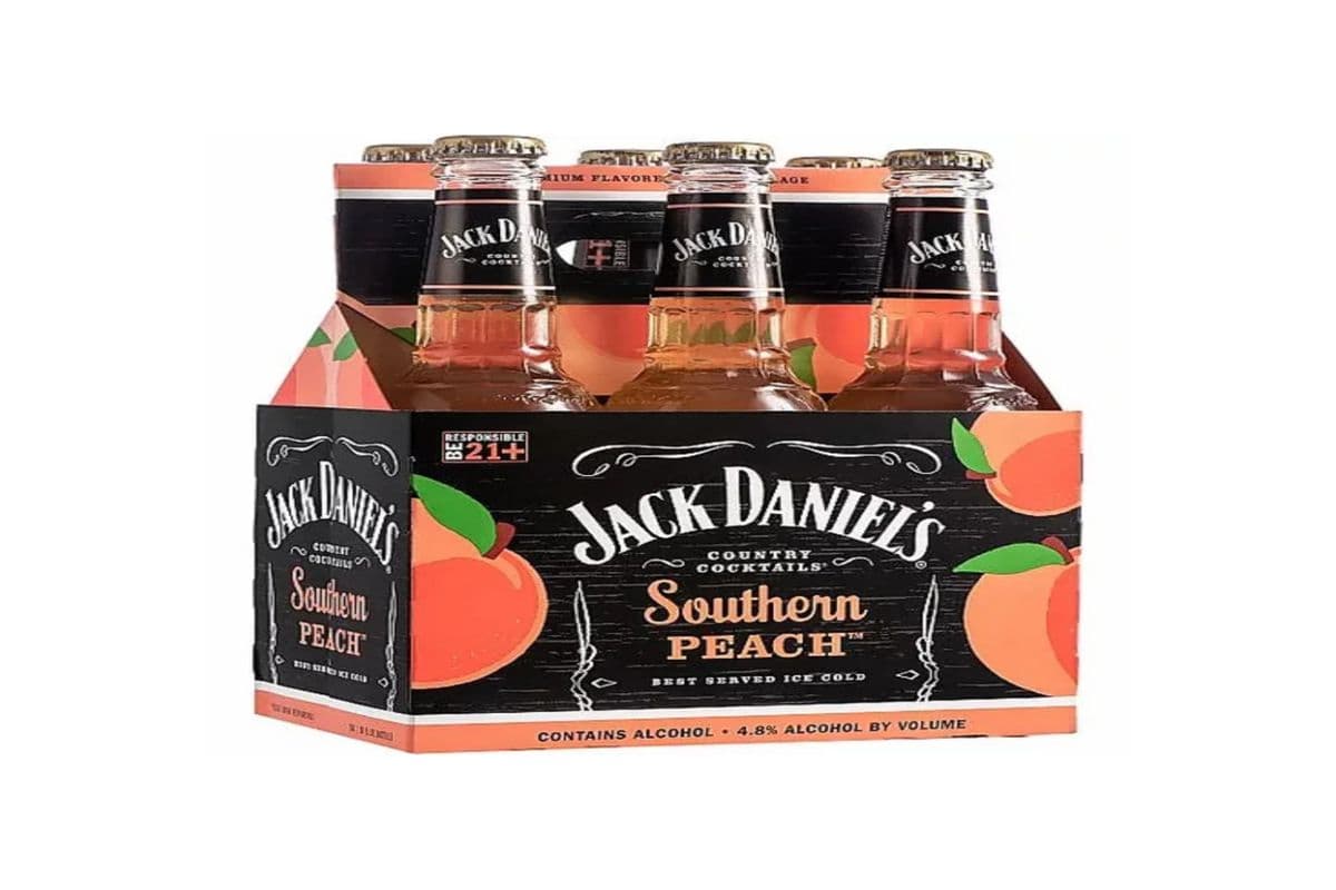 JD Country - Southern Peach (6 Bottles) (1 x 296ML)