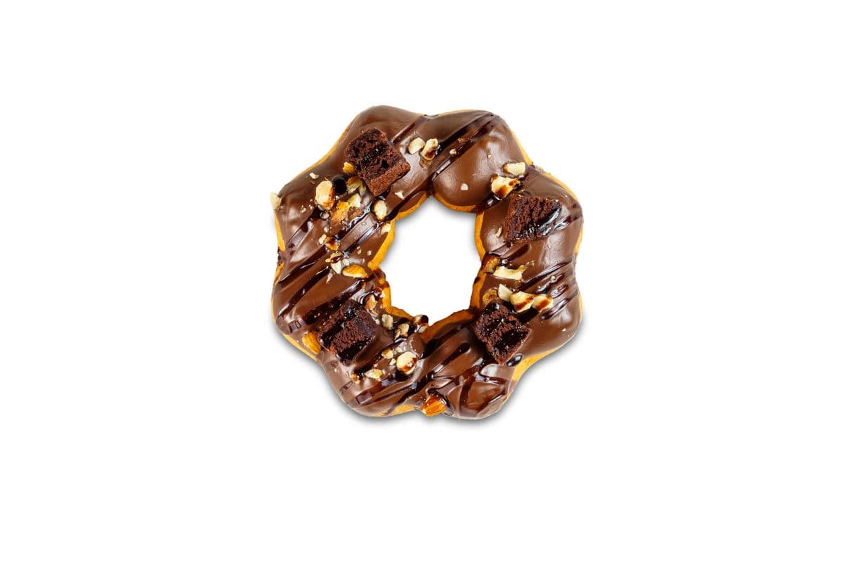 Chocolate Brownie Mochi Donut