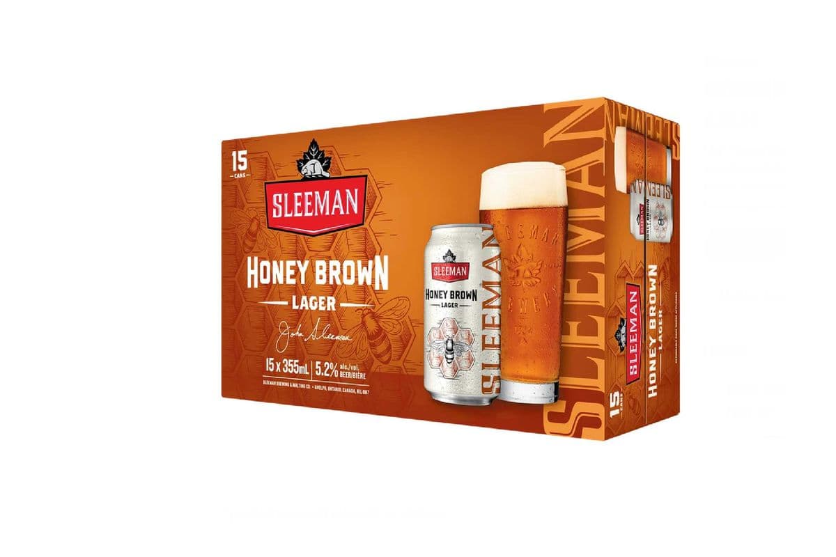 Sleeman Honey Brown Lager (15 x 355 ml can)
