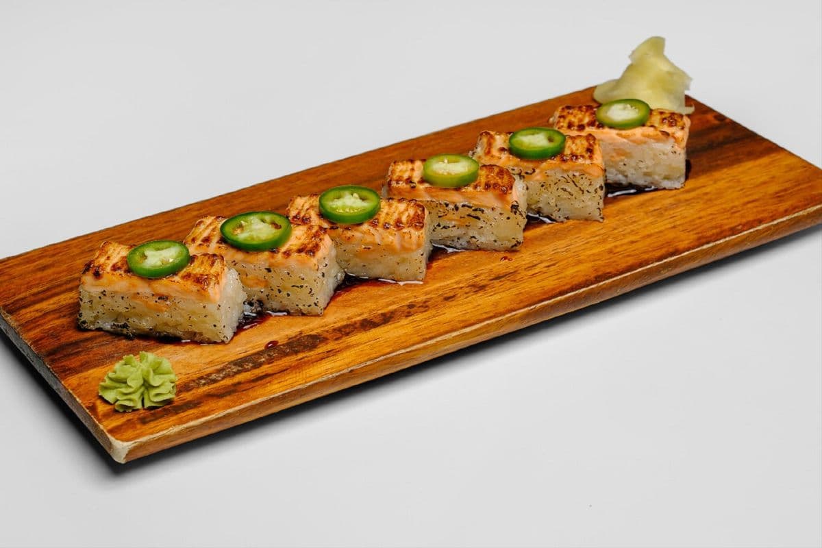 Salmon Oshi Sushi