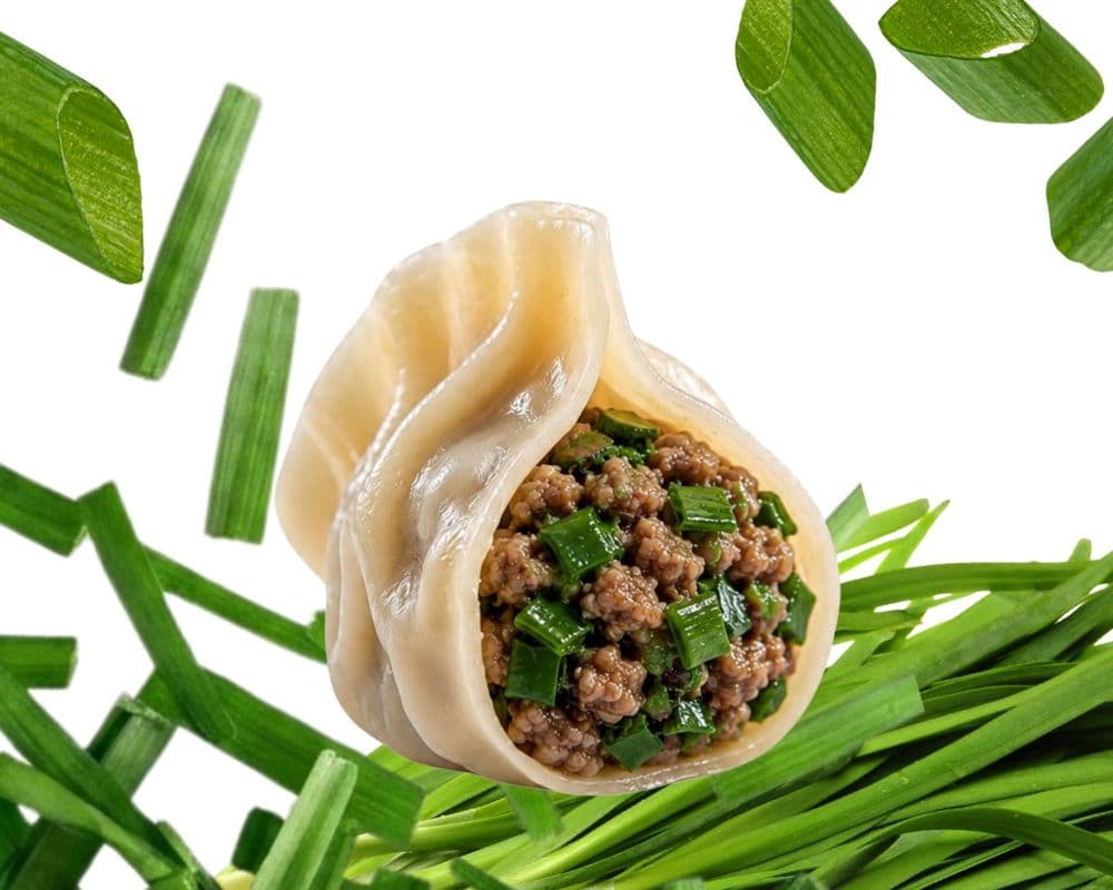 48. Lamb & Chive Dumpling / Agneau et Poireaux Dumpling