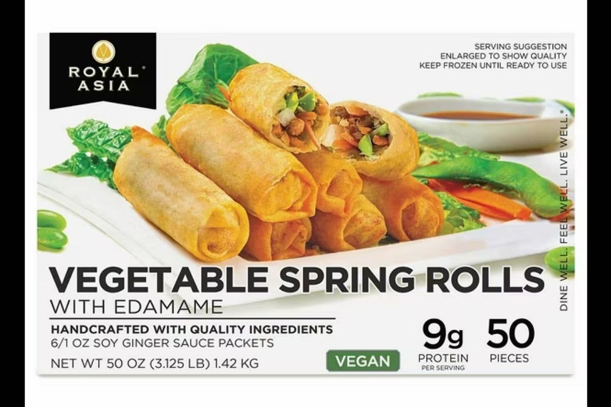 Royal Asia - Rouleaux de printemps aux légumes et edamame / Vegetable Spring Rolls with edamame (50)