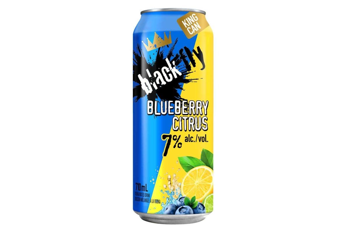 Black Fly Blueberry Citrus (King Can) (1 x 710ml)