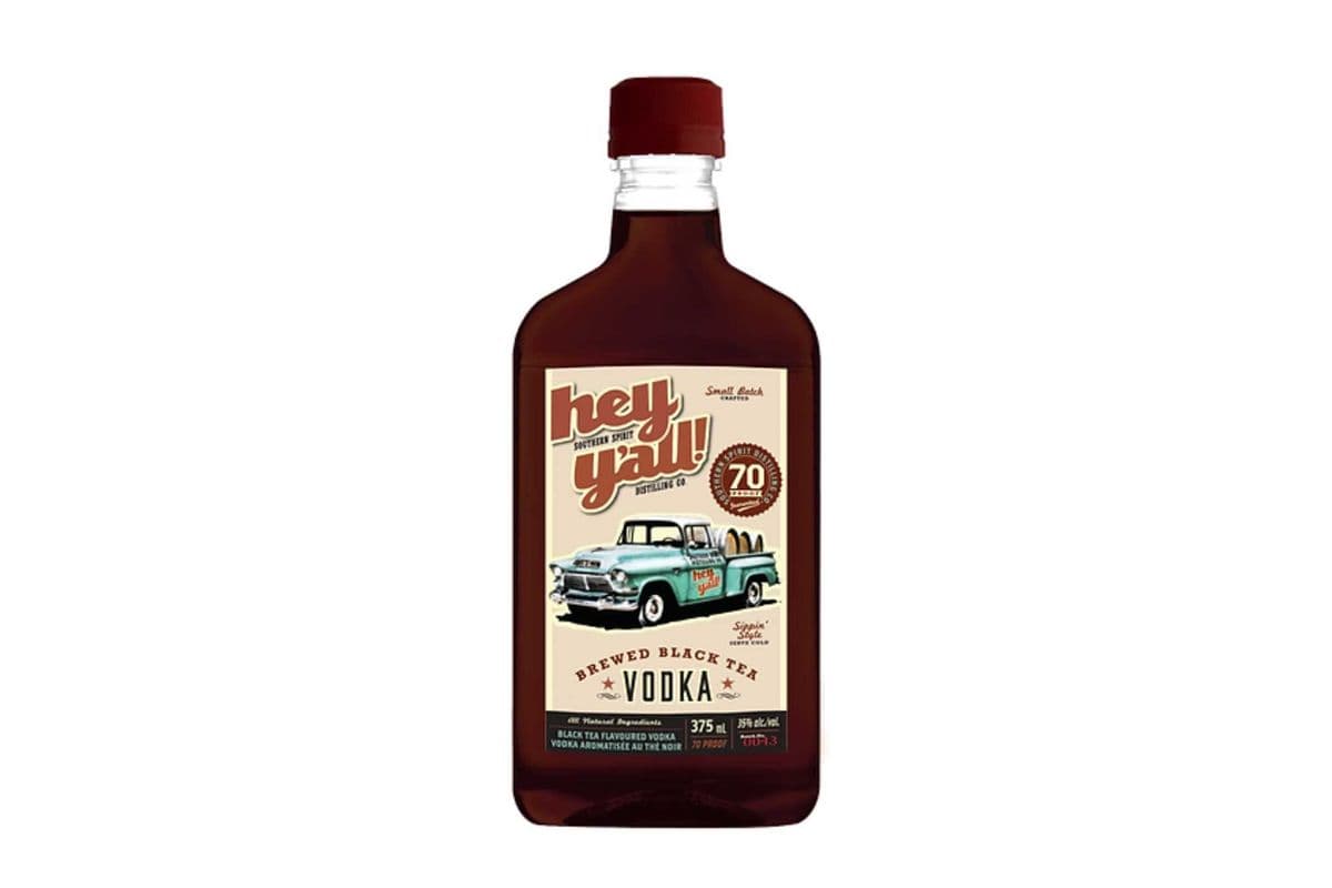 Hey Y'all Brewed Black Tea Vodka-375ml (1 x 375ml)