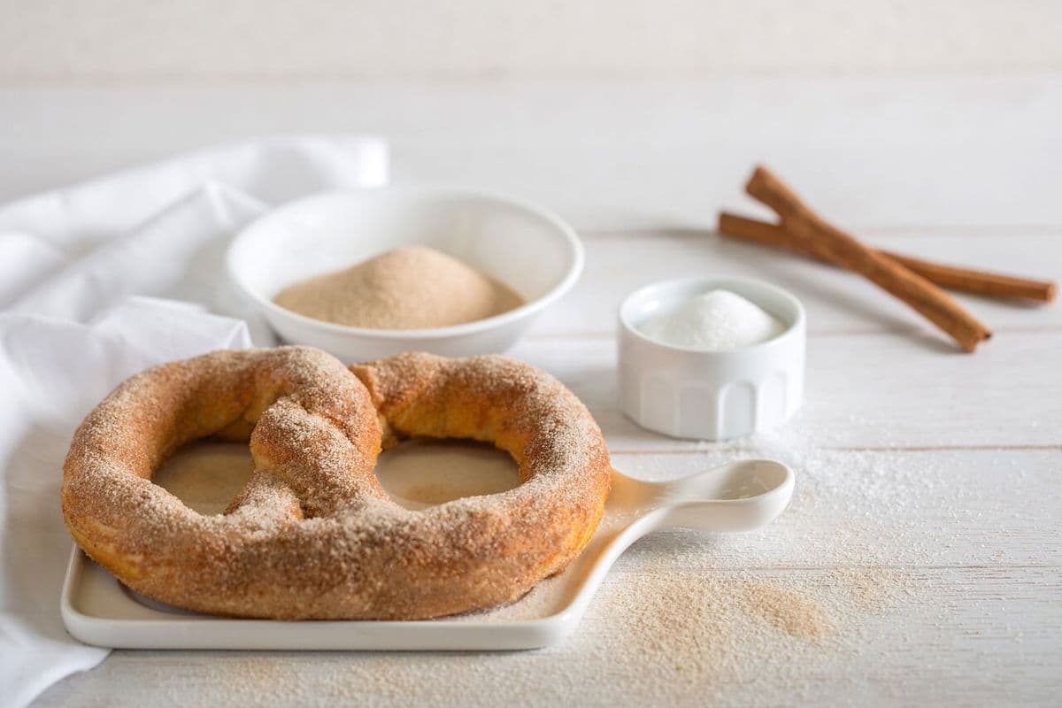 Sugar and Cinnamon Pretzel