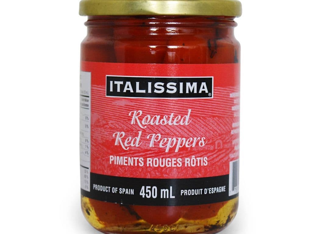 ITALISSIMA ROASTED RED PEPPERS 450ML