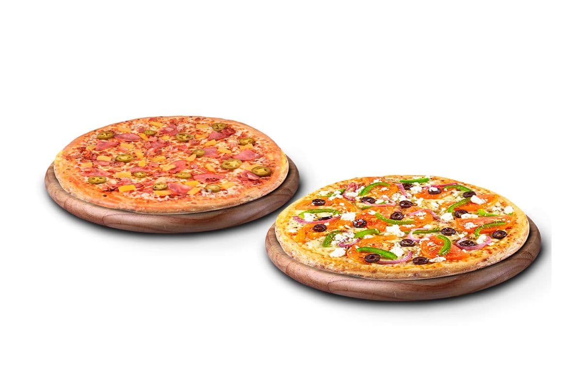 2 x 10" Specialty Pizzas