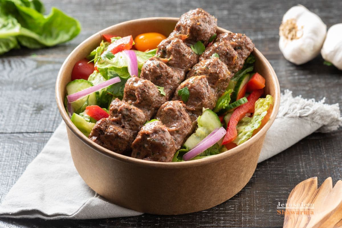 Beef Kabab Salad