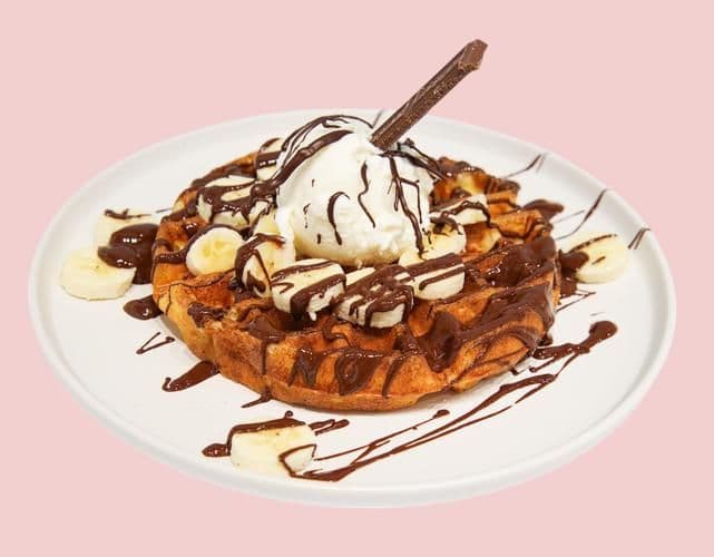 Banana Chocolate Waffle