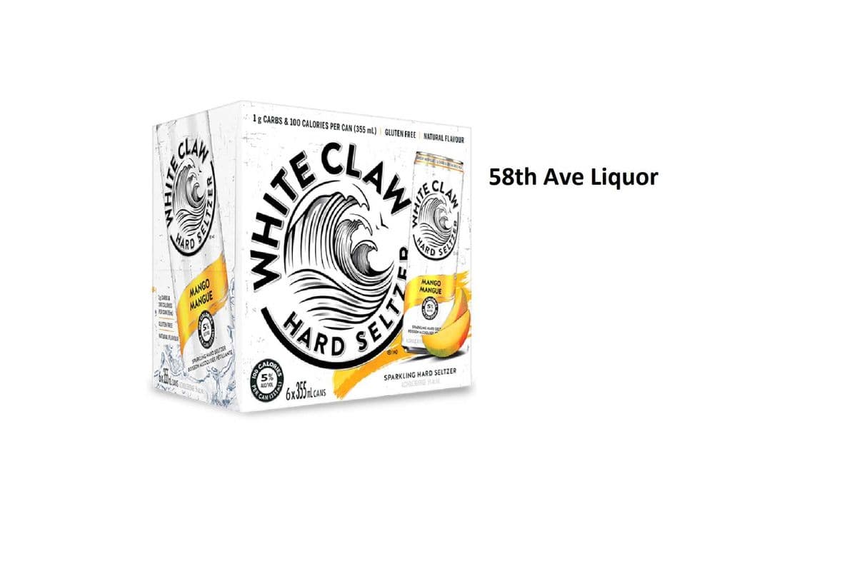 WHITE CLAW MANGO CANS (1 x 6x355ML)