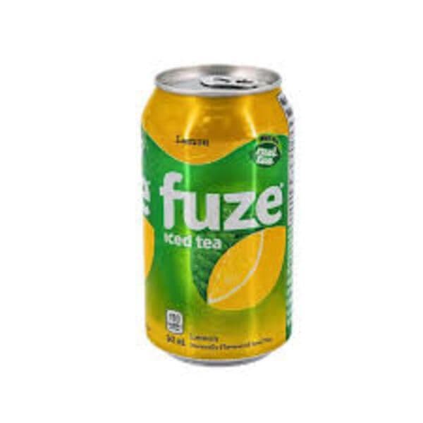 Fuze Thé Vert Citronné, Thé Glacé 341ml/ Fuze Lemon Green Tea Iced Tea 341ml