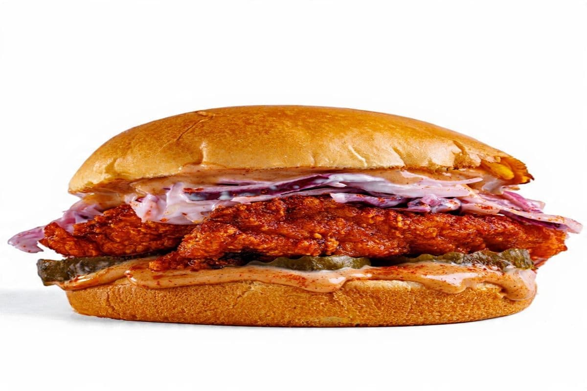 Buffalo Fried Chicken Burger