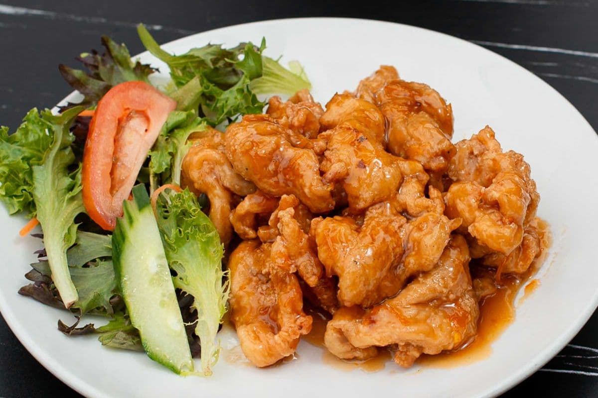 CU33 Orange Chicken with Side of Jasmine Rice