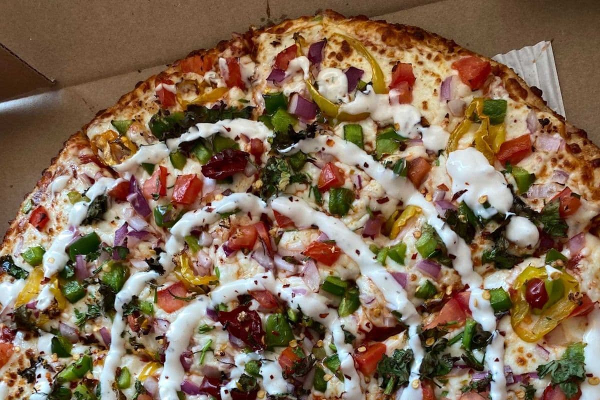 Garden Veggie Deluxe Pizza