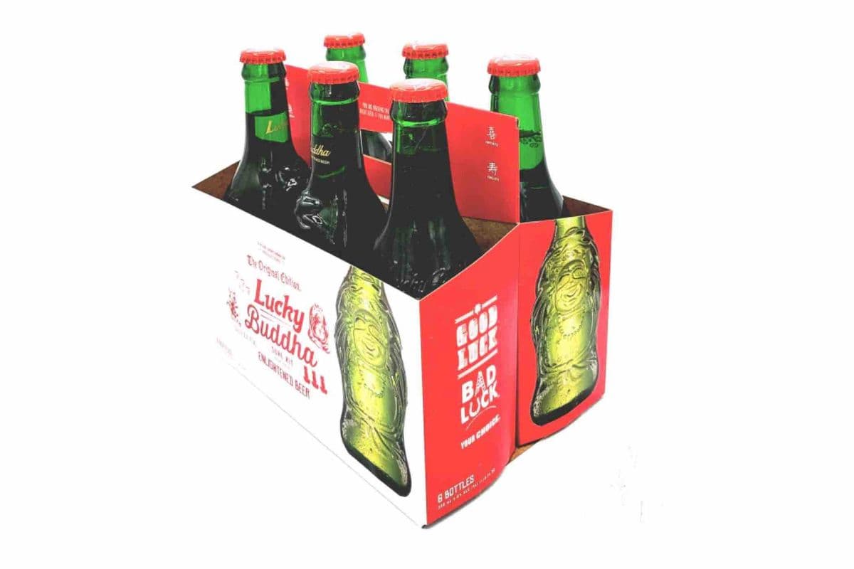 Lucky Buddha Beer (6 x 330mL Bottles)