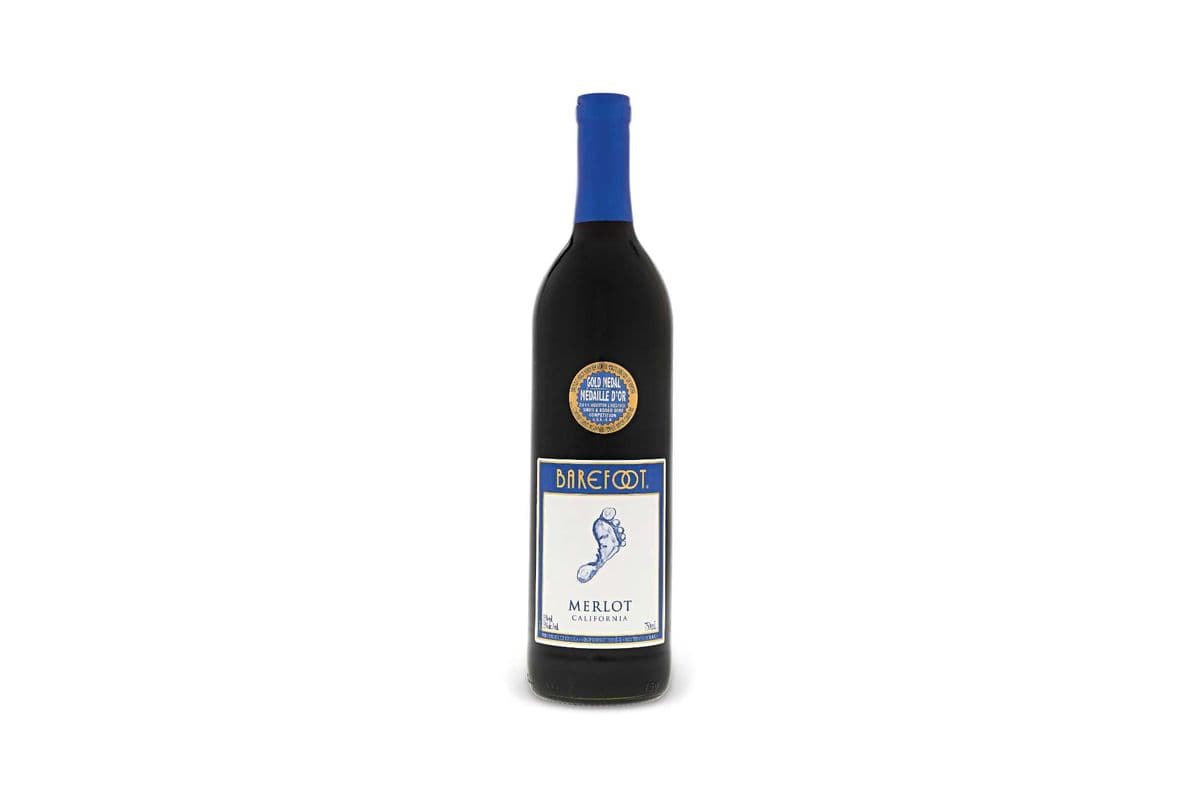 Barefoot Merlot (750 ml) (1 x 750ml)