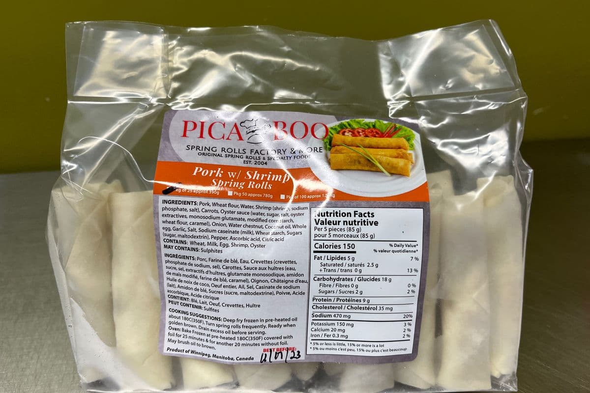 PORK WITH SHRIMP SPRING ROLLS (25pcs)