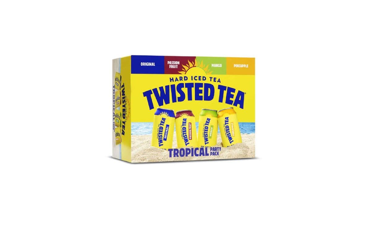 Twisted Tea Hard Iced Tea Tropical Party Pack (12 x 355ml cans)